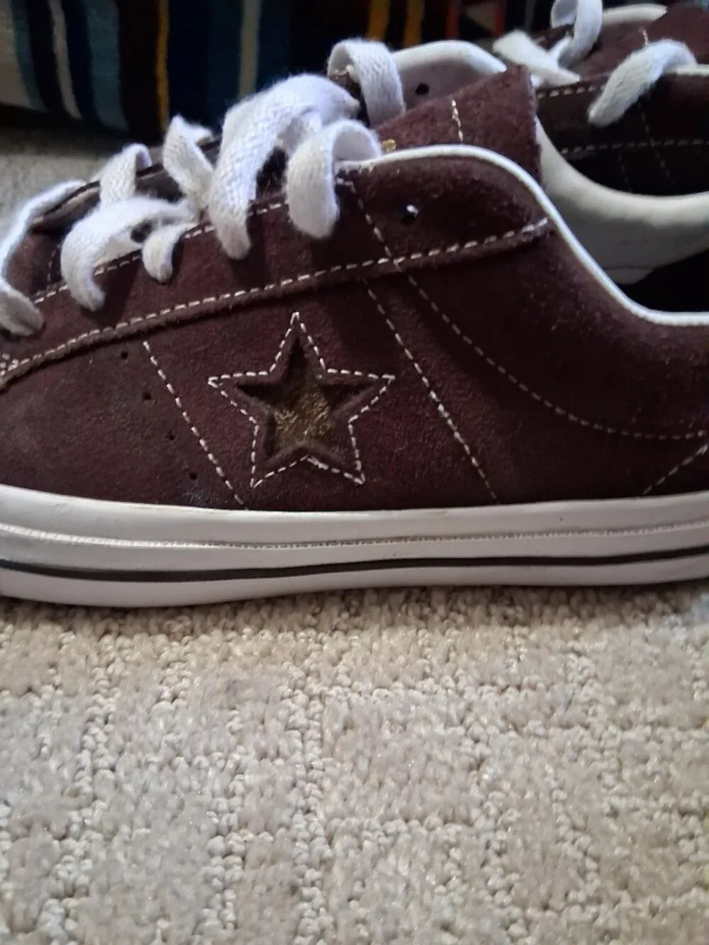 Converse UNIXES Cons One Star Pro Ox Low Top BROWN SUEDE
